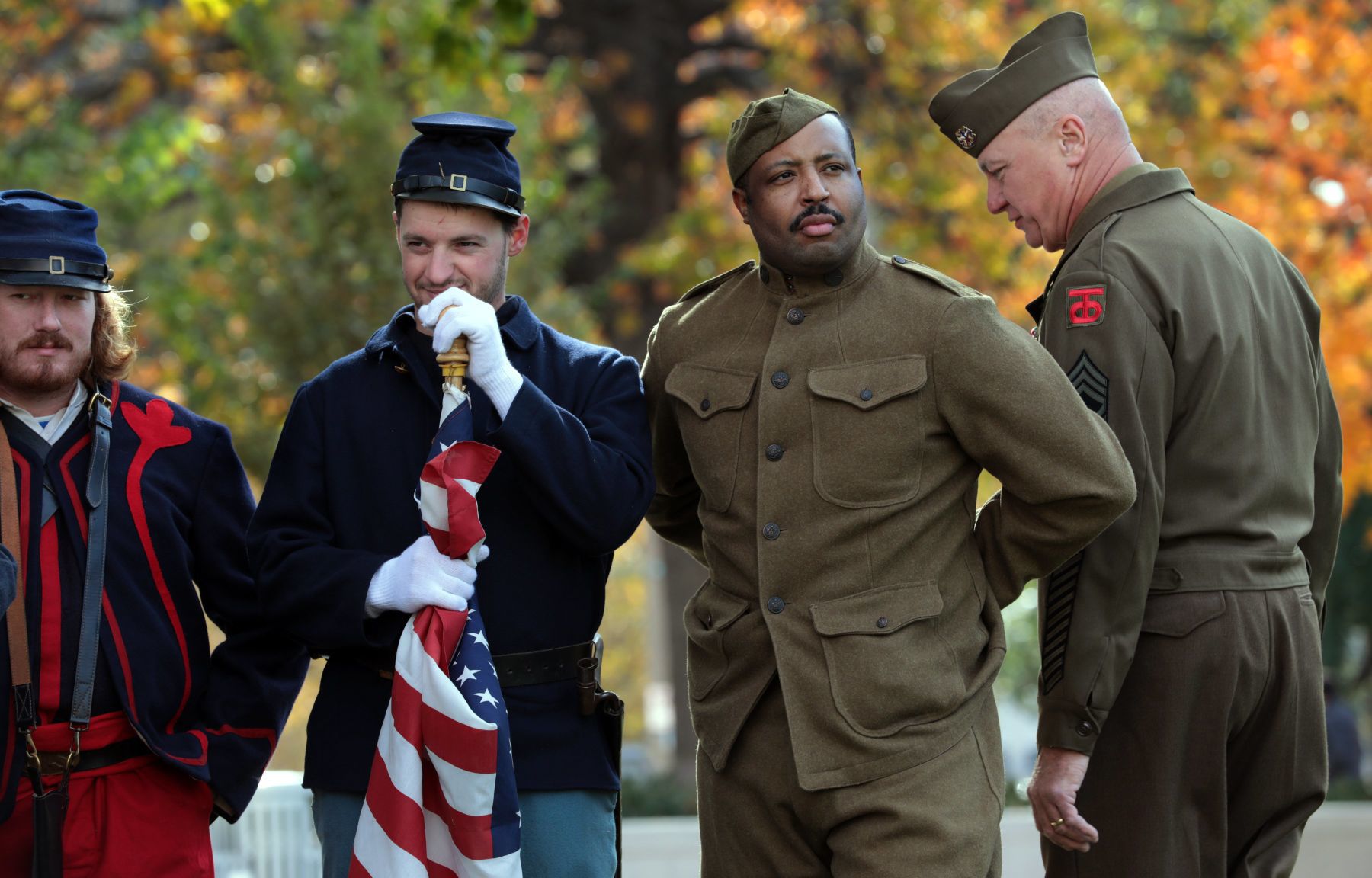 Veterans Day parade rolls by Soldiers Memorial in 36th consecutive run
